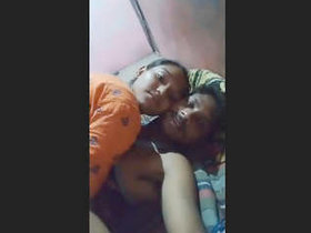 Indian paramour passionately kisses and enjoys riding partner's penis