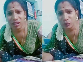 Indian aunt's sensual self-portrait on camera