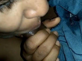 Indian wife performs oral sex on her husband until he ejaculates