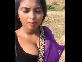 Busty babes brave the great outdoors