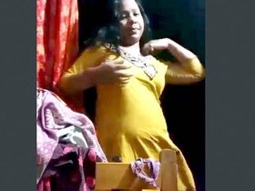 Village girl from Bengal changes her outfit