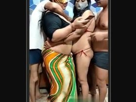 Live show on StripChat: Horny trio engages in ass play and striptease