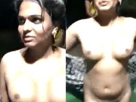 South Asian dancer performs uninhibitedly without clothes