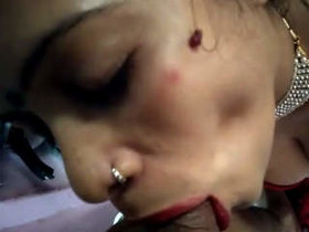 Oral sex in the kitchen