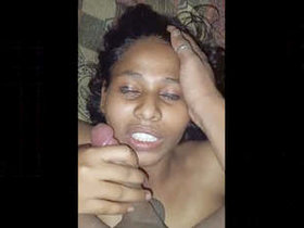 Indian wife gives oral pleasure to her husband