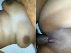 Indian wife roughly penetrated and spanked on the buttocks by her husband while moaning