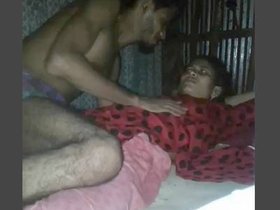 A couple from a village gets caught having sex at night
