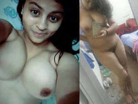 Indian beauty Muskan's nude video chat