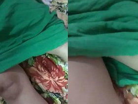 Indian aunt reveals her breasts and vagina