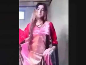 A mischievous girl records a nude video for her boyfriend with a candid conversation