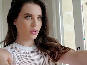 Hot brunette babe (Honour) takes all the money and a big dick - Brazzers