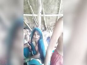 Mature Wife of the Village Showing off Her Intimate Parts
