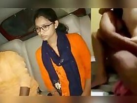 Village teacher seduces college student Desi Indian girl to fuck for money after class