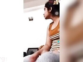 Panjabi girl shakes her huge breasts Desi during XXX video call
