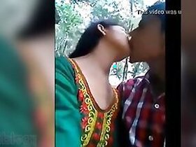 Indian adult teen porn music video of college couple having fun in the park