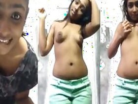 Sri Lankan hottie makes striptease video for her boyfriend