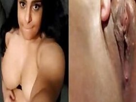 Stunning young lady on camera shows her xxx pussy and big tits