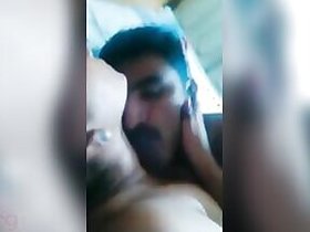 Beautiful Indian XXX wife engaged in foreplay with her husband MMC