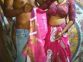 Beautiful Desi bhabhi fuck each other hard with devar