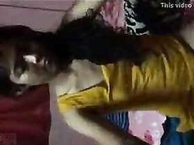 Bangladeshi girl gets naked on the show with her boyfriend sex clip in Telugu