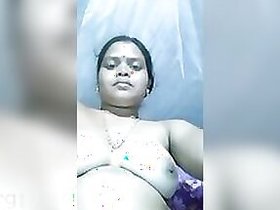 Unsatisfied auntie Indian fake penis sex action