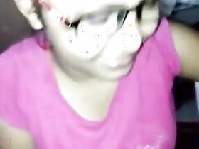 Virgin Desi sucks her uncle MMS's cock