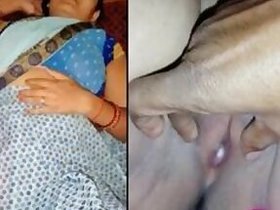 Naughty Desi XXX husband jerks pussy on MMC camera