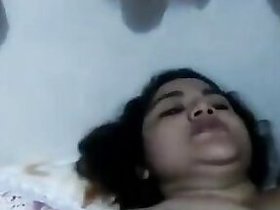 Indian XXX sex threesome video with lush-breasted curly-haired bhabha