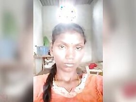 Telugu Desi exposes her trimmed pussy amateur couple home porn