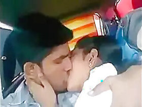 Tamil Lovers Kissing in the Car and Having Sex