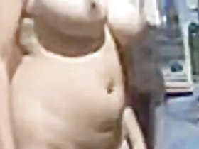 Fully nude solo show in disguise