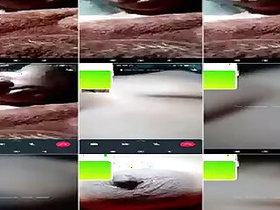 Bangladeshi girl with big tits on a video call
