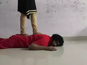 The Vaishnavas trample on the body in full stride