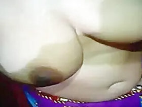 Huge Boobs and Bengali Budi In Showing Big Boobs to the Husband