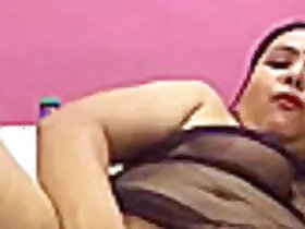 Randy Bhabha Simran's big tits jerk her juicy pussy hard