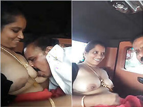 Sexy Mallu Bhabhi Sucking Husband's Tits