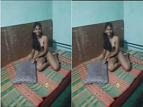 Desi Girl gets naked and shows off her naked body