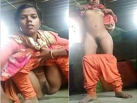 Rustic Girl Shows Tits and Pussy