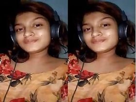 Sexy Desi Girl Shows Her Big Tits and Wet Pussy Part 2