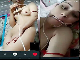 Pretty Girl Shows Her Boobs Masturbating Part 2