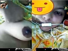 Pretty Girl Shows Her Boobs And Pussy To Lover On Video Call Part 1