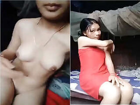 Assamese Girl Shows Her Big Tits And Jerks Off With Her Fingers