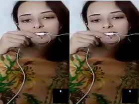 Cute Desi Indian Shows Tits and Masturbates Part 7