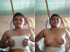 Hot Indian College Student Shows Tits Part 1