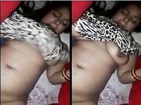 Desi Wife gets fucked and hubby comes on her body.