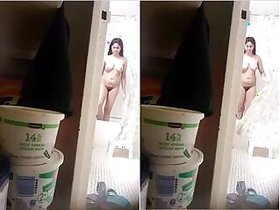 Pretty Indian Girl Records Video With Hidden Camera