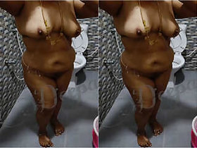 Recording Desi's Wife Bathing From Her Husband