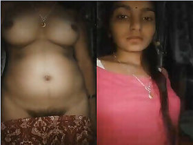 Hot Desi Girl Shows Tits Pussy