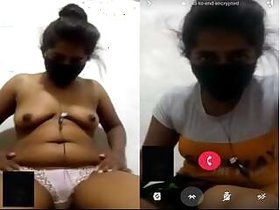Sexy Lankan Girl Shows Her Boobs And Pussy On Video Call Part 2