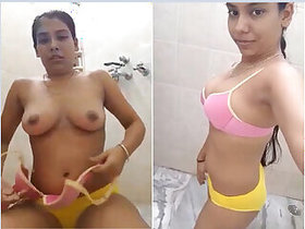 Cute Desi Indian Ritu shows off her tits and pussy